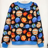 Джемпер Полотно: 3-х нитка начіс Тепла На ріст 134 см