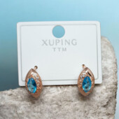 Сережки xuping позолота