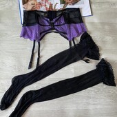 Красивый пояс для чулок и чулки