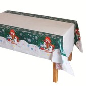 Різдвяна Новорічна скатертина розмір 108×180