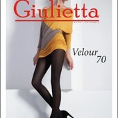 ❤️Колготки женские Giulietta Velour 4-L 70den теплые. Без шортиков❤️