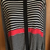 Трикотажна кофтинка, блузка, туника. размер 3XL. Bexleys.в ідеалі