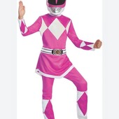 Карнавальний костюм розового Рейнджера розмір 12-14