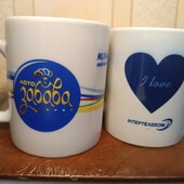 В лоті 2 добротні чашки на 350 мл