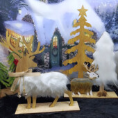 Деревянный декор набор оленей. Livarno Германия