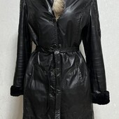 Натуральна дуже тепла дублянка S-M 42-44р. шкіряна на овчині