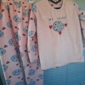 Класна флісова піжамка на 9-11 років