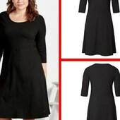 Чёрное тепленькое платье Esmara 52/54 евро Ххл