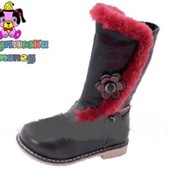 Зимние сапожки, натуральный мех супинатор 27-29р.Шалунишка Ортопед.