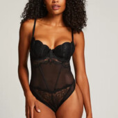 Арт.151 Шикарний брендовий чорний боді комбідрес від hunkemoller.