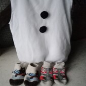 459 Сніговик+2 пари теплих носків