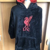 чорного кольору. Меховушка, плюшева, худи, L-XL. Lfc. слип, пижам