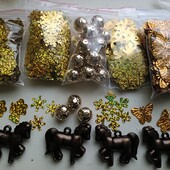 Набір сніжинок і наместин, 700шт