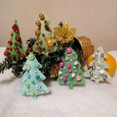 Ялинкові прикраси 5 шт. одним лотом