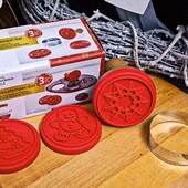 Рождественские силиконовые формы штампы для печенья. Германия
