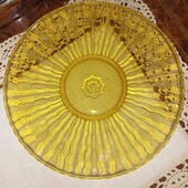 ❤️Вантажная!!!!! Коллекционная жёлтого цвета большая под торт идеал❤️Чехия. 27,5см