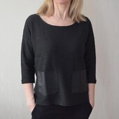 пуловер толстовка сорочка з рукавами 3/4 жіночий светр Esmara р М