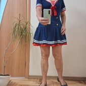 Яскравий карнавальний костюм морячка розмір 10-14