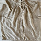 Шелковая блуза оверсайз 100%шелк