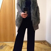 Роскошный теплый кардиган шубка с карманами. размер 10 French Connection