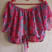 Коротка Блуза. Розмір м. Колір коричневий