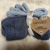 7335.Лот 2 пари.Теплі дуже м'які носки Esmara 39/52