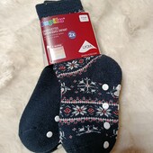 7392.Термо.Лот 2 пари.теплі на махрі в'язані щільні носкиноски lupilu 27/30