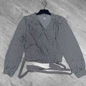 топ кофта блузка гусяча лапка розмір М