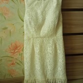 Шикарне плаття! Айворі! Мереживо! Стан нового.