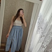 Гарнюча спідничка в клітинку, розрізи❤️