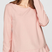 Пудрова жіноча блуза з крепової тканини S.Oliver