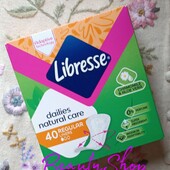 Прокладки женские гигиенические Libresse ежедневные с экстрактами ромашки и алоэ вера 40 шт