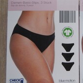 набір 3шт, труси жіночі сліпи органічна бавовна Blue Motion Німеччина