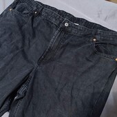 Джинсові бріджі темно-сірі h&m