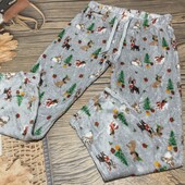 Плюшевые пижамные штаны размер Л