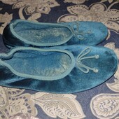 37р велюрові капці балетки 2