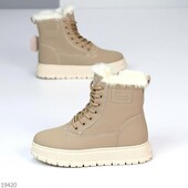 Натуральна шкіра!❄️Зима!❄️ Круті черевики на натур.хутрі!Дуже зручні і теплі!