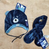 7494Шапочка lupilu 74/80+шарф