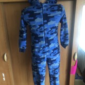 Человечек, кигуруми, пижама, розмір 7-8 р. 128 см, M&S. в идеале