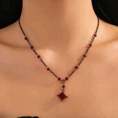 Кольє готичне, намисто, крапля, кров, кульки, готика