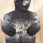 Зимова дута куртка на хлопчика, на 8-9 років