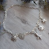 Ланцюжок з підвівсками під біле золото