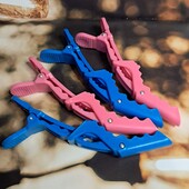 4 штук Зажим-крокодил, салонные цветные заколки для укладки и стрижки волос