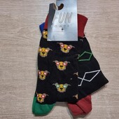 Fun socks! Трикотажні високі чоловічі шкарпетки 36-40 розмір 2 пари! Лот 16