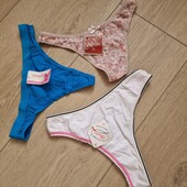 Труси бавовняні стрінги Nicoletta 3шт