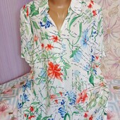 Блуза Сорочка. Натуральна тканина. Обг 124.укрп 50%