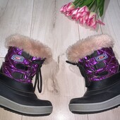 Чобітки прорезинені з утепленням ,розмір 27/28.