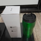 Термочашка! 350мл, колір червоний синій і зелений! Чудово на подарунок!