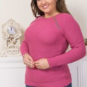 Вязаный свитер с молниями разные цвета новинки сезона