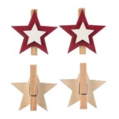 Декоративні прищепки , 4 шт, Livarno